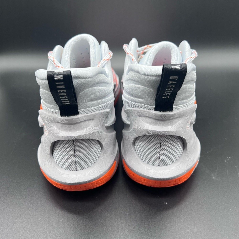 Nike Cosmic Unity 2 EP Wolf Grey Orange Men's Basketball Shoes Sneakers - Picture 5 of 6
